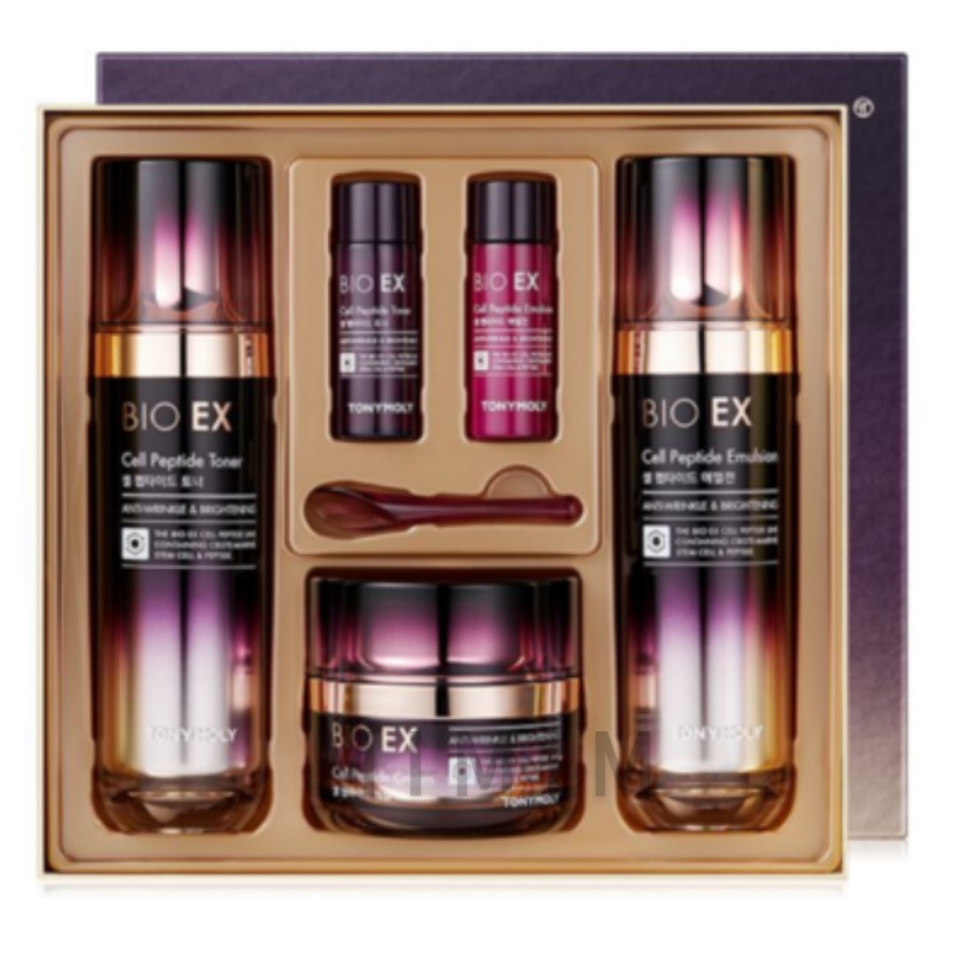 トニモリ バイオイーエックス EXセルペプチド スキン ローション クリーム 3点セット