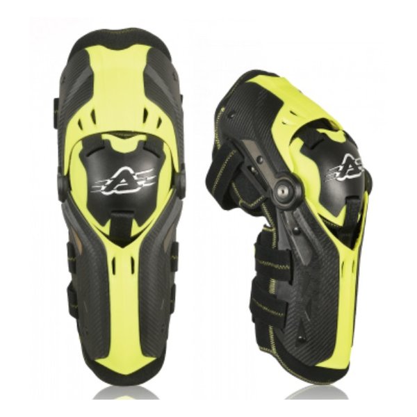 AC GORILLA ニーガード フリー 左右セット ブラック/イエロー 膝 AC-22114BK/YL