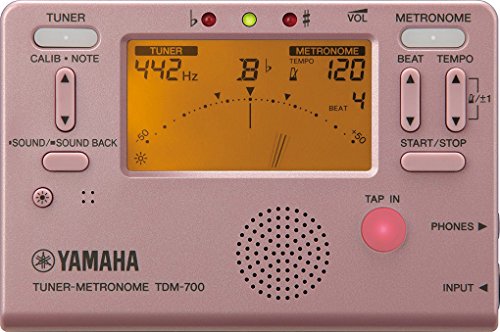 ヤマハ YAMAHA チューナーメトロノーム TDM-700P チューナーとメトロノームが同時に使え