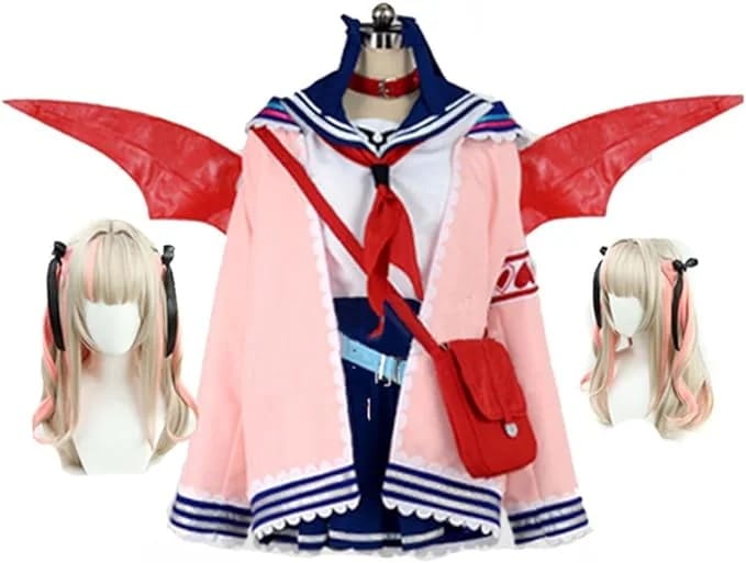２点で13o円OFF！【激安SALE】コスプレ ハロウィン コスチューム変装 パーティ イベント クリスマス 変装 翼 バーチャルYouTuber コスプレ衣装 魔界ノりりむ イベント用品 11,169円