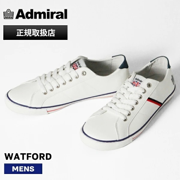 スニーカー メンズ WATFORD ワトフォード ローカット レトロ 靴 シューズ トリコロール AD601 Tricolor ブランド [正規取扱店]
