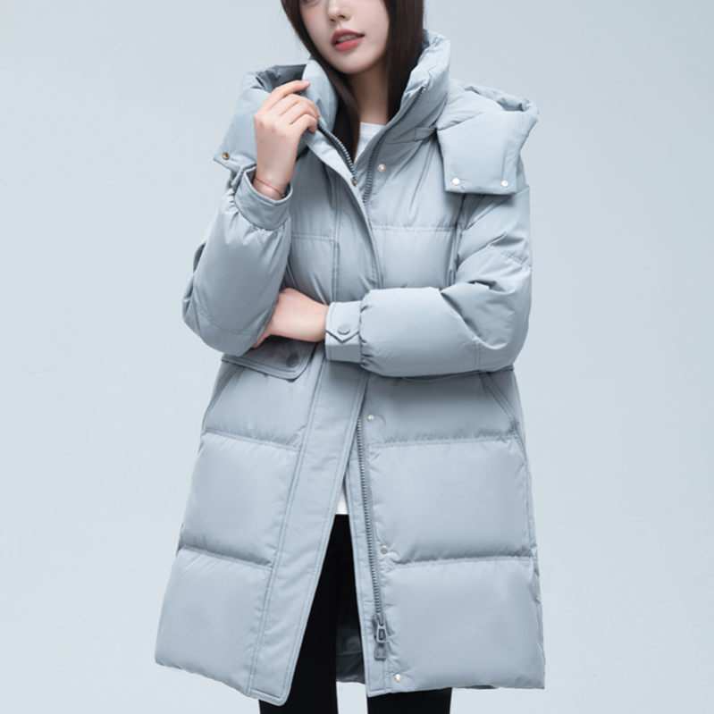 軽量 ロング ダウンコート ダウン アウター 外套 上着 高級 ファッション aライン 着痩せ 撥水 秋 冬 冬物 冬服 フード付き 無地 冬服 厚手 防風 保温 レディース 防寒服 普段着 ロングコ