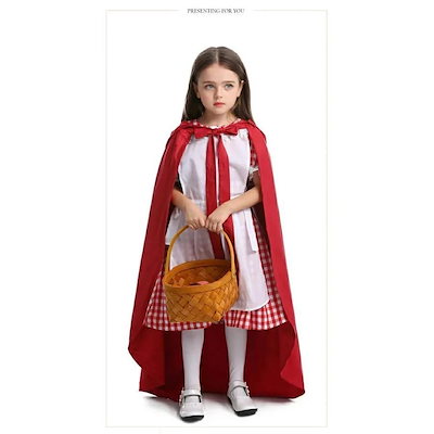 2024新作 ハロウィン コスプレ 子供 衣装 メイド マント付け キッズ ヨーロッパ風 ドレス コスプレ 仮装 新劇 女の子 ハロウィーン ロリータ コスチューム キッズ 女児