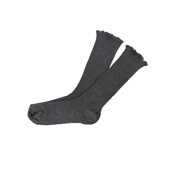 （まとめ）超のびのびくつ下 チャコール 1足[x5セット]