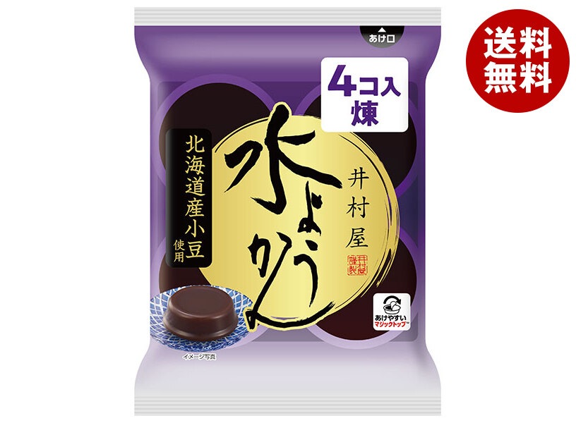 井村屋 袋入 水ようかん (62g＊4個)＊10袋入＊(2ケース)