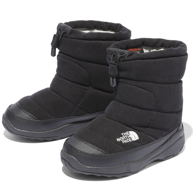 ザ・ノース・フェイス キッズ ヌプシ ブーティ ウォータープルーフ SE ブーツ ジュニア 子供靴 防水 ウィンターブーツ スノーブーツ NFJ52171 KK ブラック 黒 男の子 女の子 アウトド