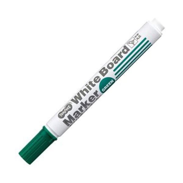 （まとめ）TANOSEE ホワイトボードマーカー中字 丸芯 緑 1セット（12本）[x20セット] 10,194円