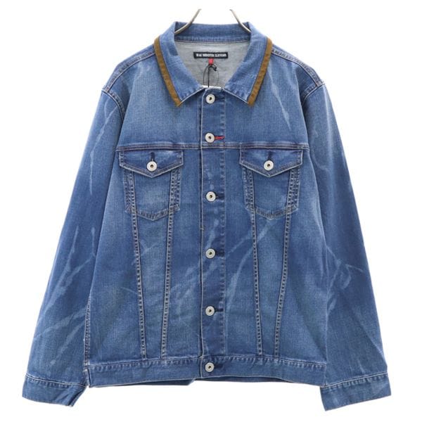 新品 ブルーモンスタークロージング デニムジャケット L BLUE MONSTER CLOTHING ストレッチ Gジャン メンズ