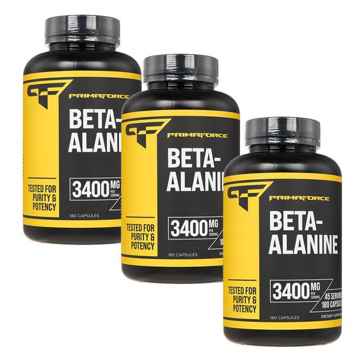 ベータアラニン 3400mg180錠 3本 プリマフォース PrimaForce Beta-Alanine βアラニン　海外発送便商品　日時指定不可　ヤマト国際便発送