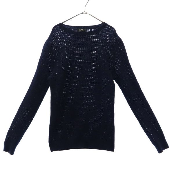 ウール 長袖 セーター S ネイビー ニット メンズ 4,907円