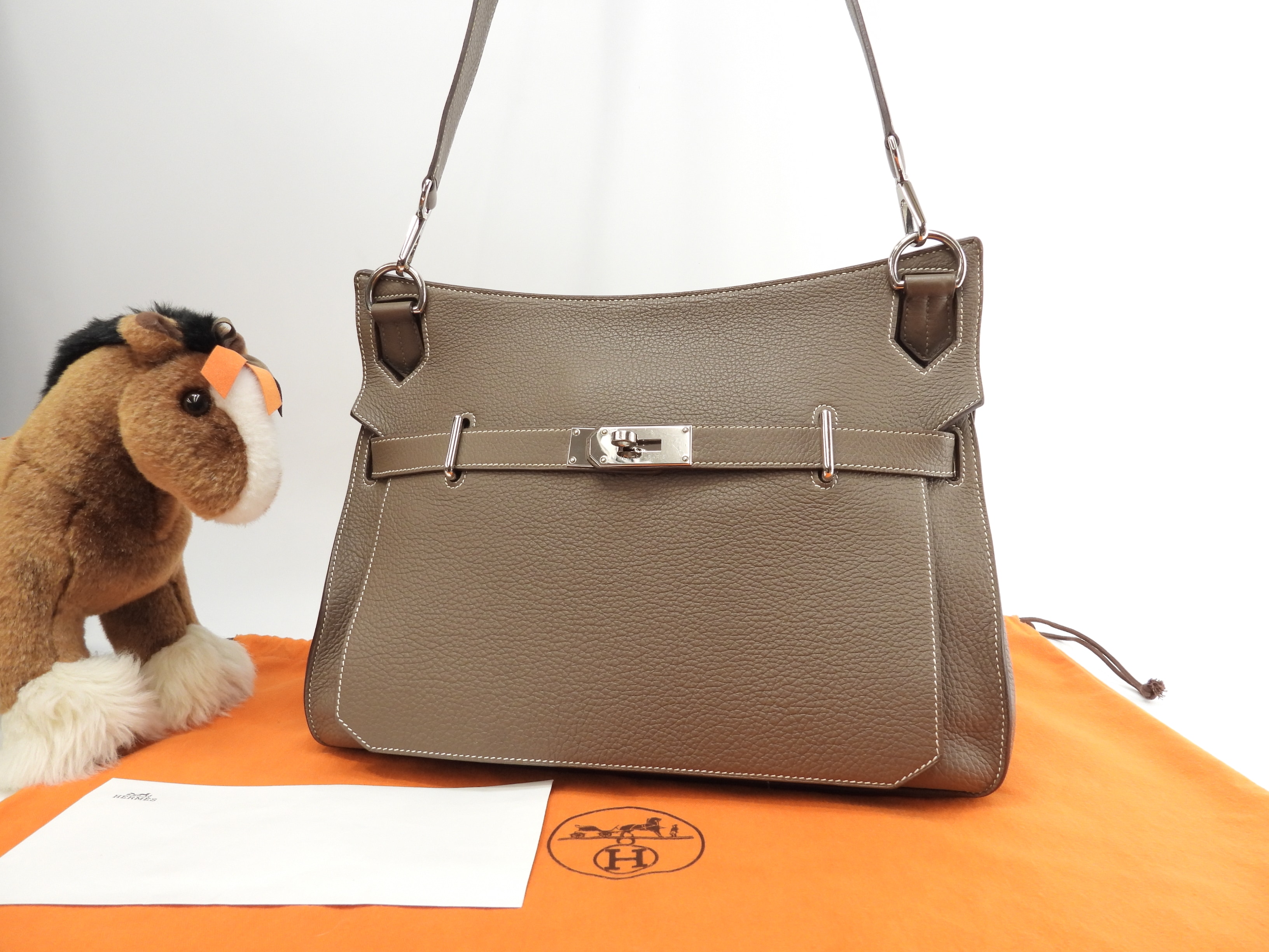 ジプシエール37 トリヨンクレマンス エトープ 斜掛ショルダー クロスボディバッグ 美品@N 4