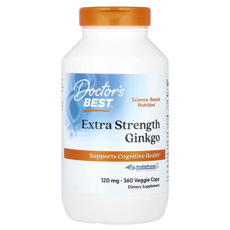 Extra Strength Ginkgo 120mg 植物性カプセル 360粒