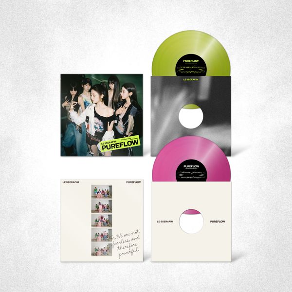[2種選択] (Vinyl LP Ver.) LE SSERAFIM 2nd Studio Album ‘PUREFLOW’ pt.1 韓国チャート反映