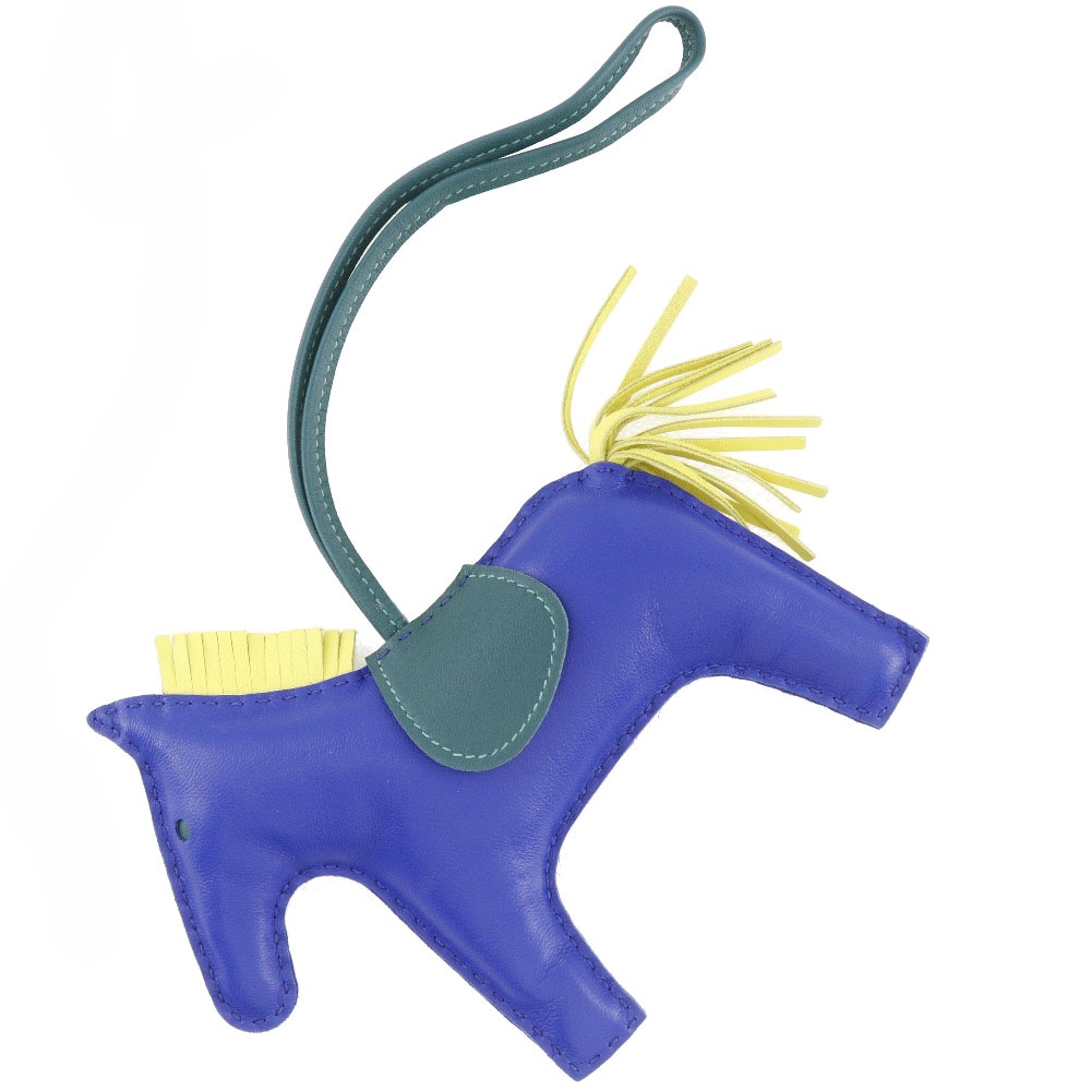 ロデオGM チャーム アニョーミロ ブルーエレクトリックマカライトライム 青 A ユニセックス 中古品 Aランク