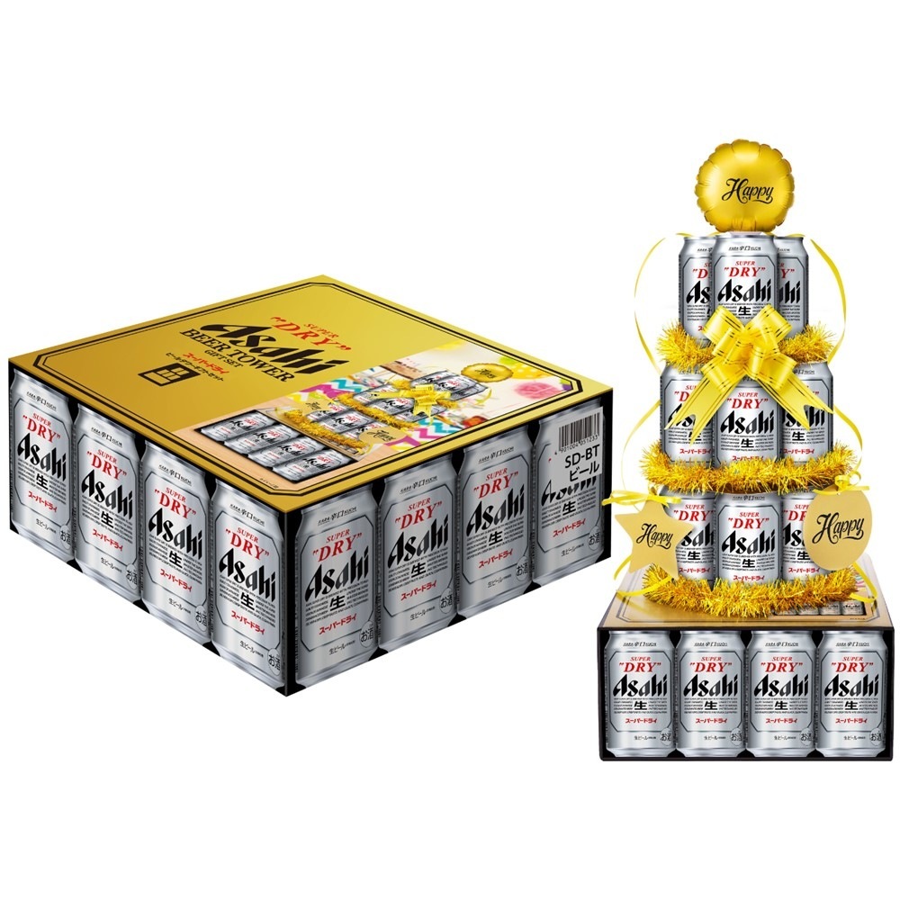 【プレゼント】【送料無料】アサヒ スーパードライ ビールタワー ギフトセット SD-BT 1セット 詰め合わせ セットパーティーシーンを盛り上げるビールタワーで乾杯！