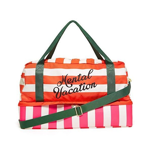 Ban.do Getaway Traveler Bag， Duffle Bag with Shoe Compartment and Removable/Adjustable Shoulder Stra