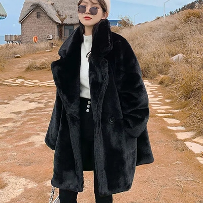 ブルゾン ジャケット秋冬 アウタ プードルファージャケットもこもこプードルボア風ふわふわファーコート3