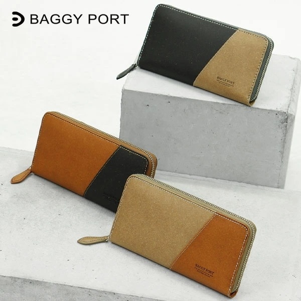 長財布 メンズ リサイクルレザー ラウンドジップ 財布レディース ZKM-600 ブランド [正規取扱店]