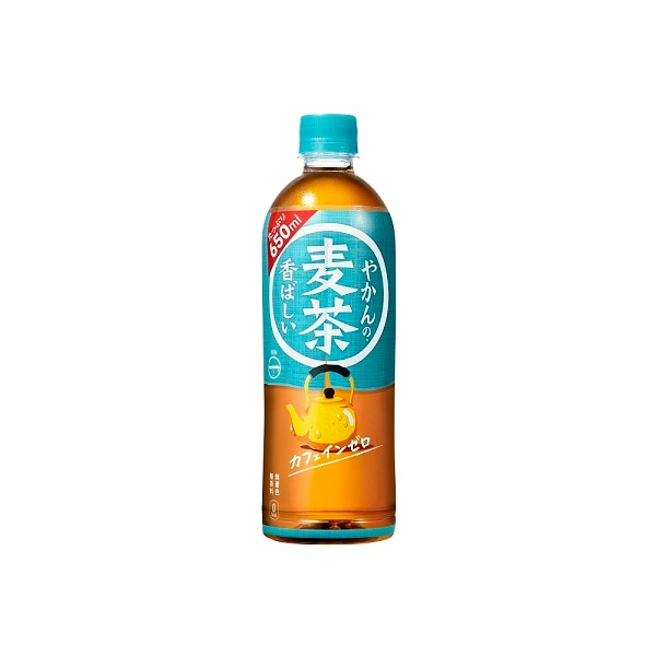 【2ケース】やかんの麦茶 from 爽健美茶 PET 650ml ラベルレス(24本入*2)