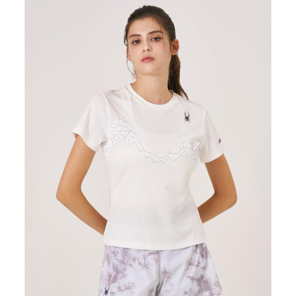 女性ランニングメッシュ半袖Tシャツ SPKFCNRS281WWHT 659850