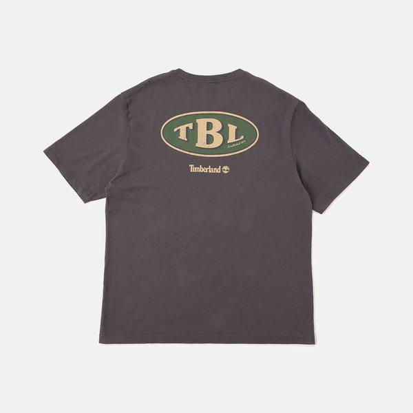26SS A5ST3 W08 バック ヴィンテージ グラフィック半袖Tシャツ チャコール