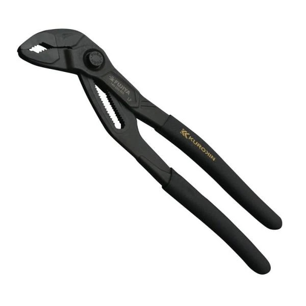 フジ矢 ウォーターポンププライヤ黒金 140－250－BG 作業工具 配管工具 ウォーターポンププライヤ