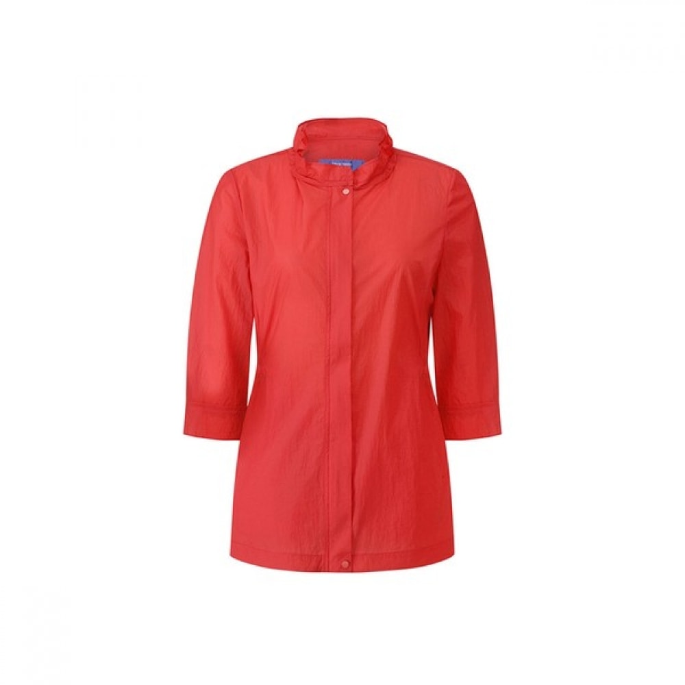 [オリビアハスラー] レッドナイロンウインドブレーカーOHBMJP303 4,600円