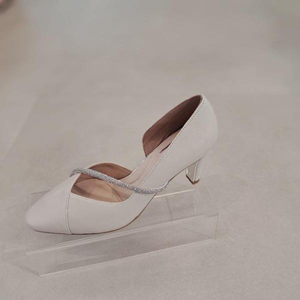 HC03 宝石ポイント 7cm装飾ヒール 女性靴 PFESHP575 (S43392794)