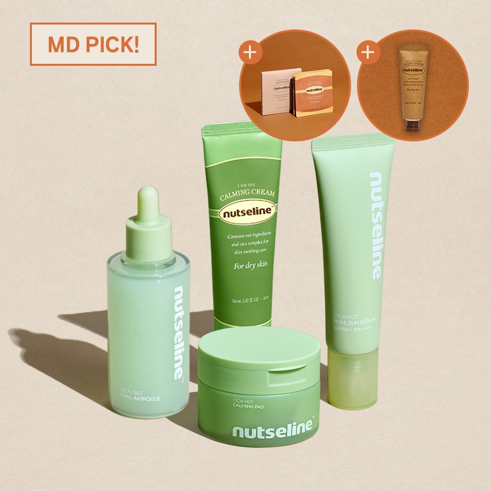 シカ オールインワン ルーチン セット（カーミングパッド60枚+ヒアルアンプル90mL+カーミングクリーム60mL+ヒアルサンセラム50mL）