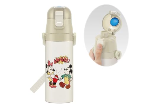スケーター (skater) 水筒 ディズニー ミッキーマウス & フレンズ クッキング 470ml 直飲み 子供用 ステンレス スポーツボトル SDC4-A