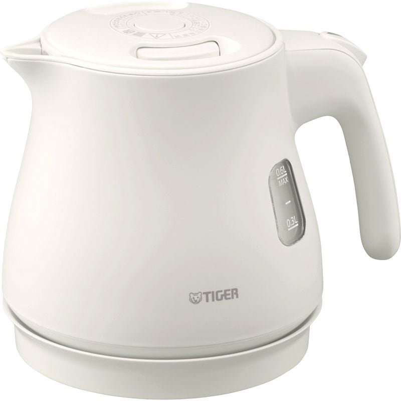 蒸気レス電気ケトル0.6L マットホワイト PCV-A060WM