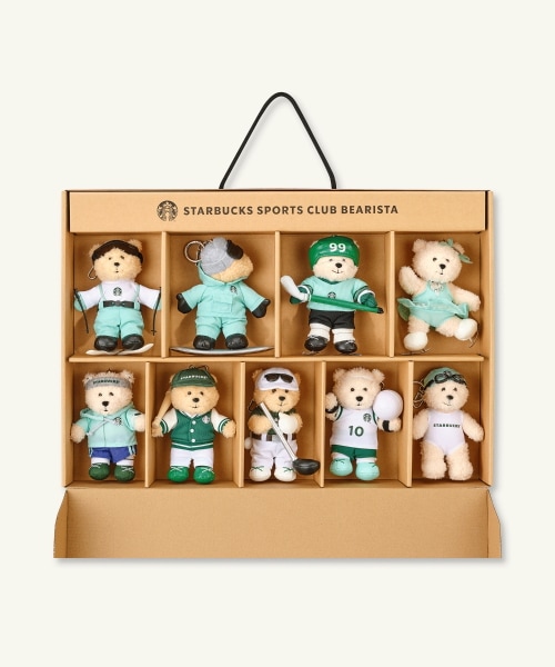 【STARBUCKS】 STARBUCKS BEARISTA KEYCHAIN SET2 キーリング 正規品