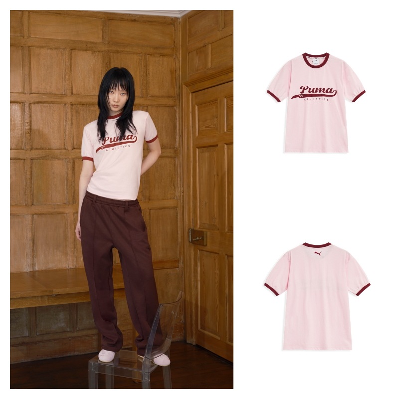 【OPEN Yy】 PUMA x OPEN YY BABY TEE 2 : PINK