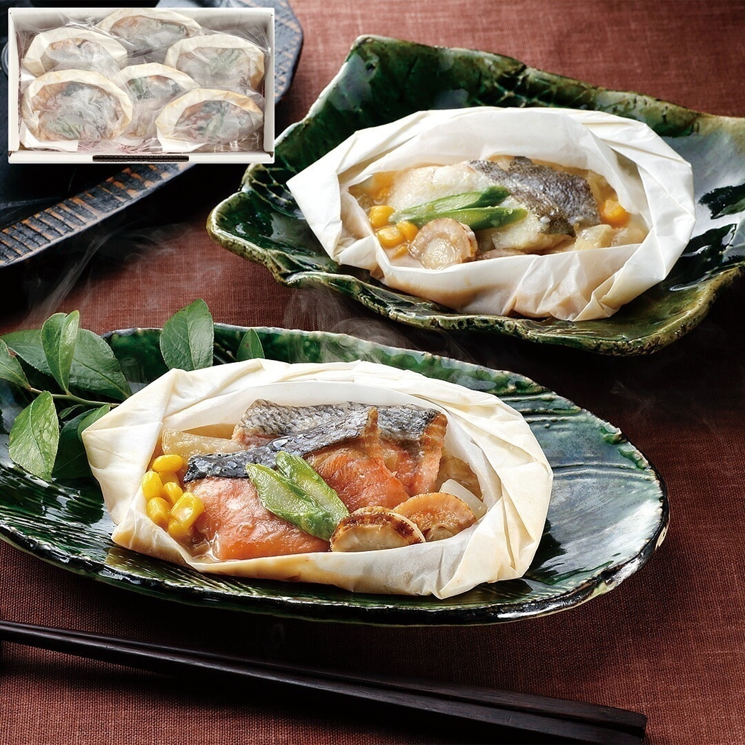 北海道 江戸屋 北のちゃんちゃん焼きセット 北の温もりちゃんちゃん焼き（鮭）100g4 北の温もりちゃんちゃん焼き（たら）100g2 【産直メーカー直送品】