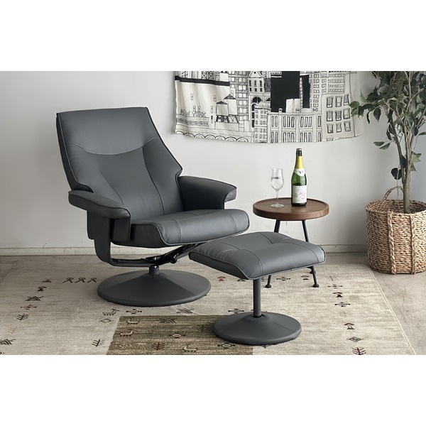 マッシュ パーソナルチェア GY グレー （組立品）