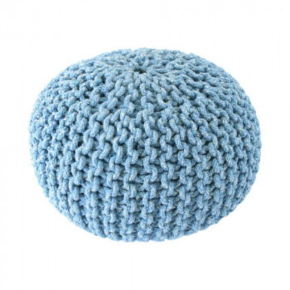 クッション ニットプフ ブルーミックス 14219860062