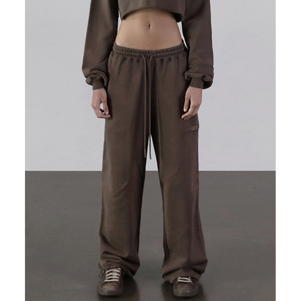 バッドブラッドオールドエフェクトスーパーワイドパンツ-オーク