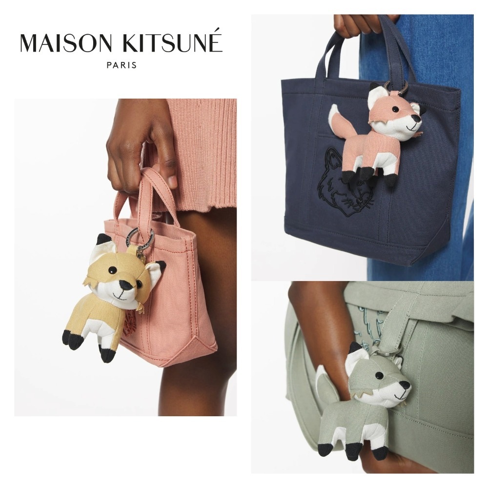 Women Fox Charm バッグチャーム キーリング