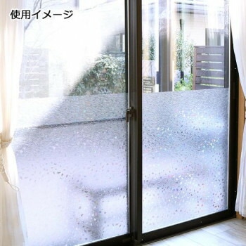 窓飾りシート（レンズタイプ） 92cm幅x15m巻 C（クリアー） GCR-9207