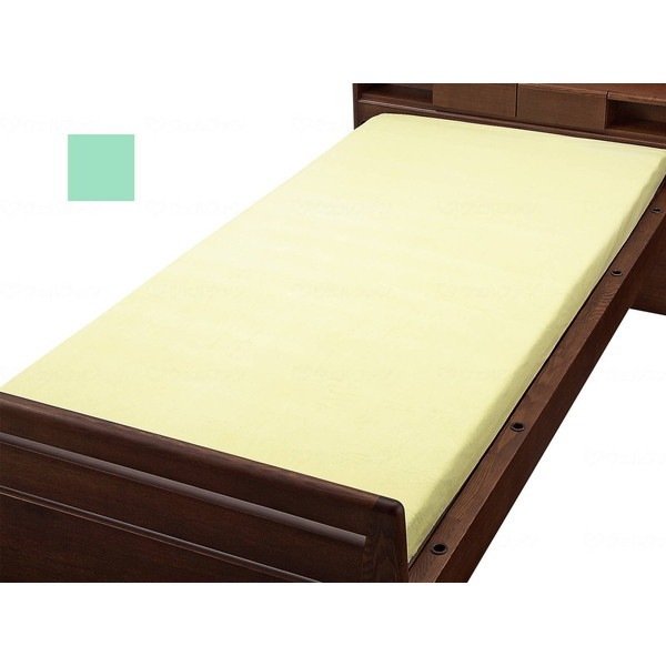 ウェルファン 綿混パイル防水BOXシーツ グリーン 009468 メーカー直送