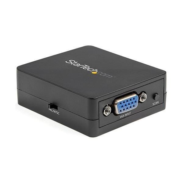 StarTech.com VGA-RCA/S端子 変換コンバータ VGA2VID2 1台