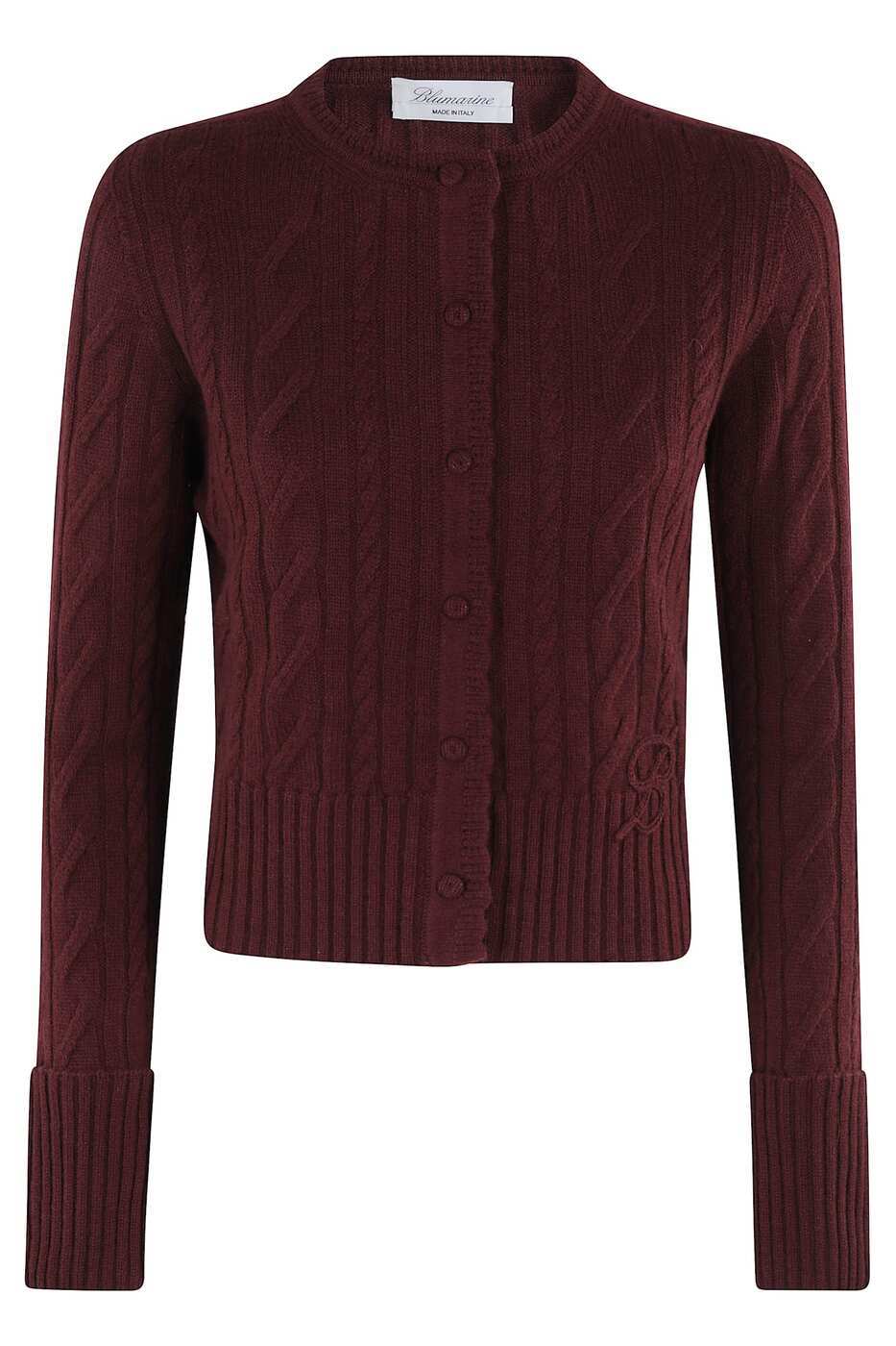 2M478A095 N0727 BURGUNDY レッド 秋冬2024 ニットウェア レディース ia