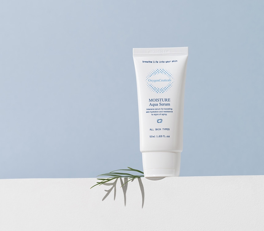 [モイスチャー アクアセラム 30ml] ヒアルロン酸 水分エッセンス オキシジェンシュティカルズ + マスクパックをプレゼント