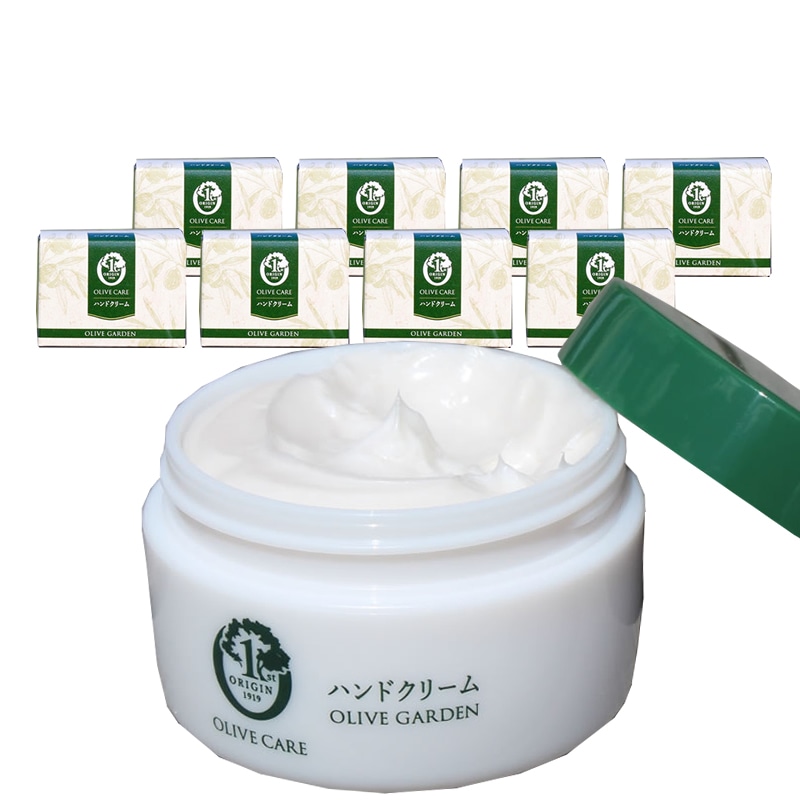 オリーブ園　オリーブハンドクリーム カップタイプ60g8個セット【 オリーブ ハンドクリーム 保湿 無添加 小豆島 オリーブ園 無着色 無香料 】