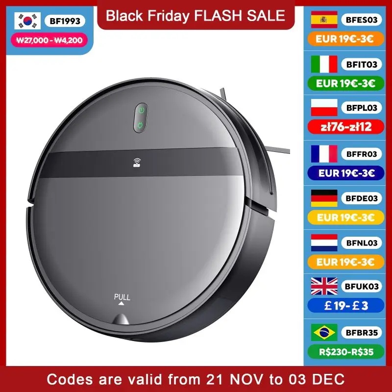 Zcwa-ロボット掃除機,自動充電,アプリ制御,水タンク,ウェットモップ,掃除機,6000Pa電力,g20ロボット - AliExpress 6