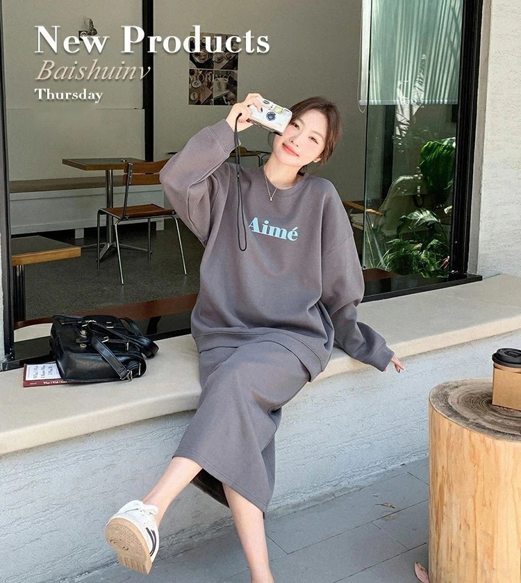 【最新モデル登場！！】 パーカー スカート セットアップ 長袖 レディース スウェット トレーナー ロングスカート 上下セット おしゃれ 部屋着 秋冬 お出かけ ジップアップパーカー スカート 美シ