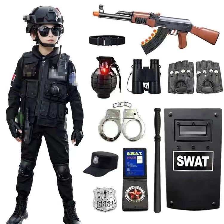 子供用おもちゃセット男の子アウトドアリトル警察官誕生日プレゼント服長袖半袖フルセット 6,040円