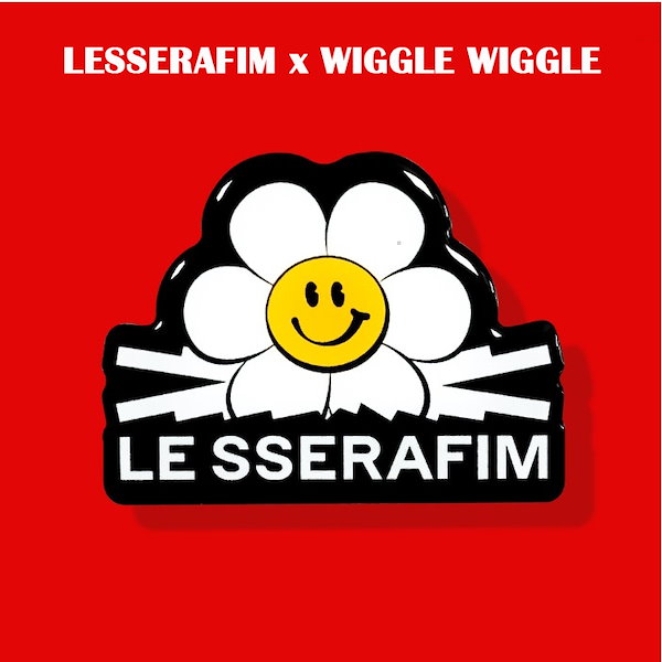 単品配送LE SSERAFIM wiggle wiggle コラボ フロアマット K-POP・アジア