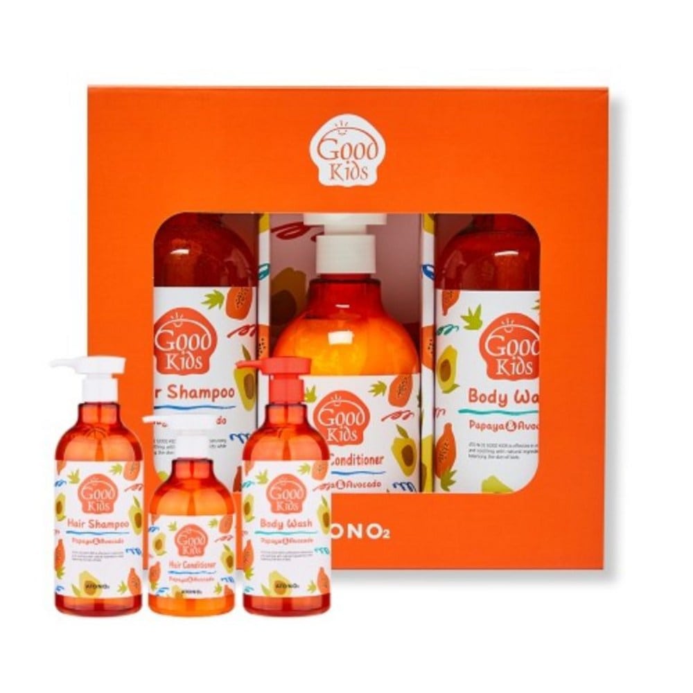 アトエンオトグッドキッズヘアシャンプー+コンディショナー+ボディウォッシュセット1セット
