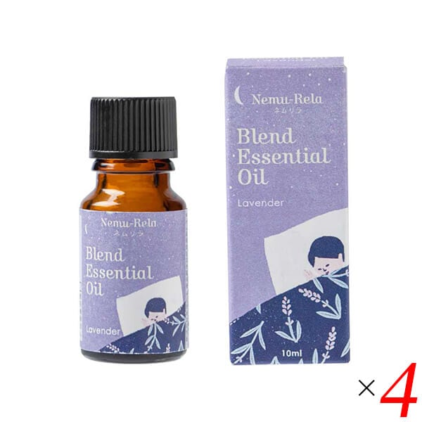 生活の木 ネムリラ ブレンド精油 ラベンダー10mL 4本セット